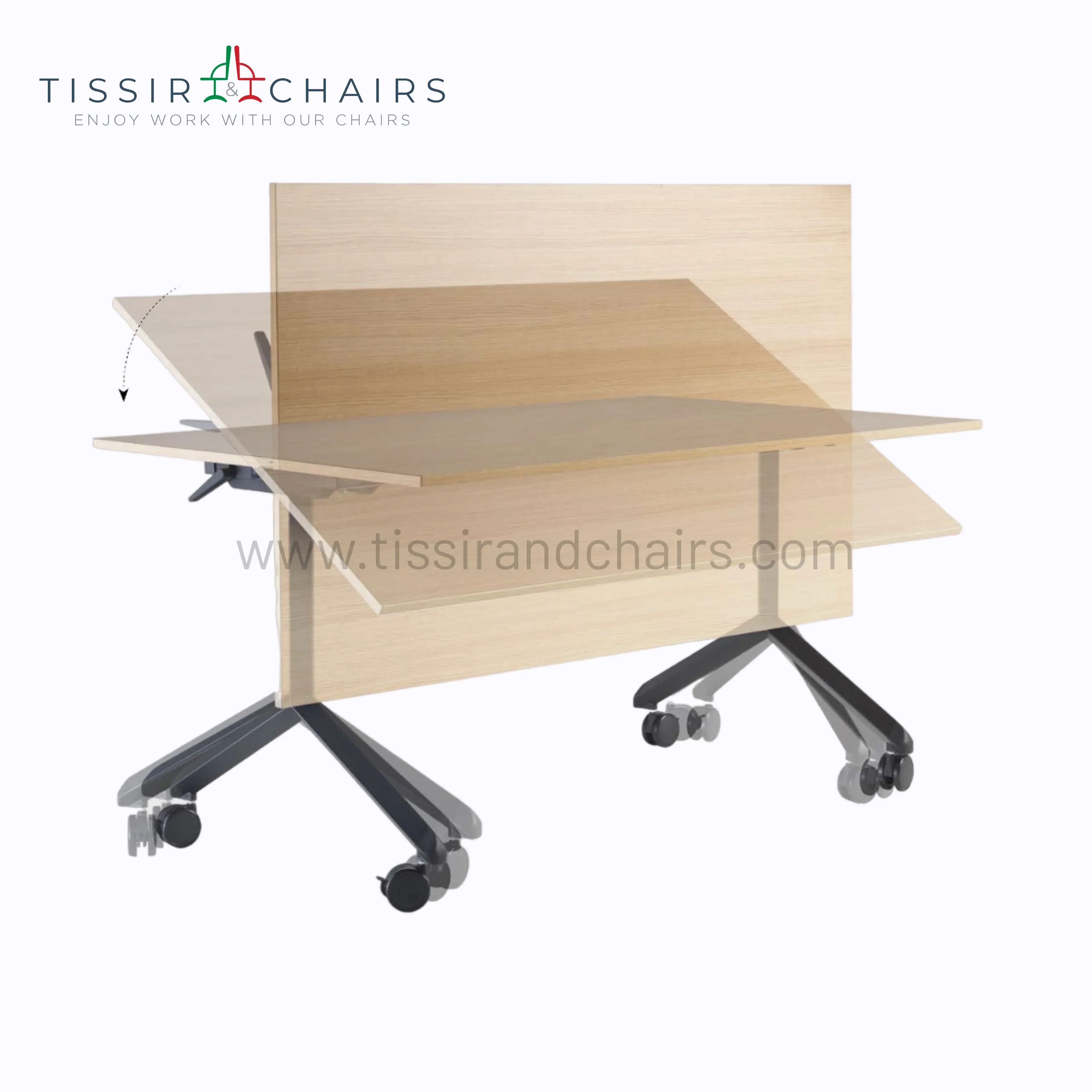 Table TIPPER rectangulaire pliable